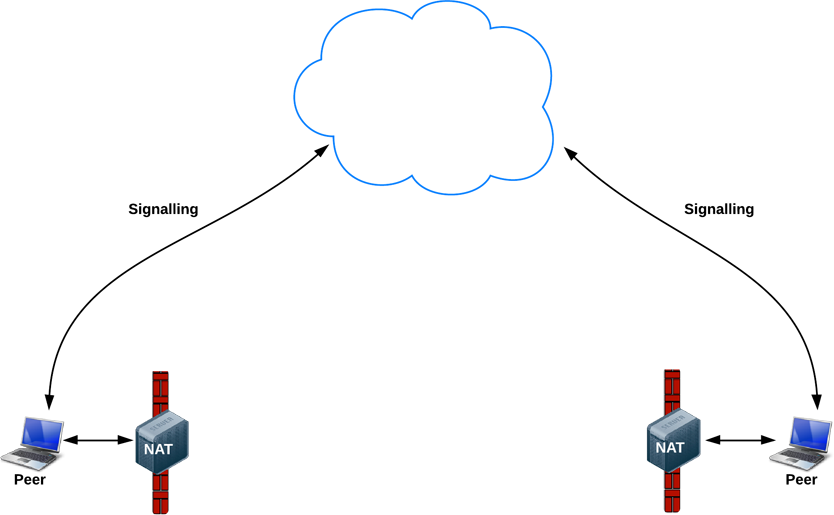 Data pathways showing firewalls